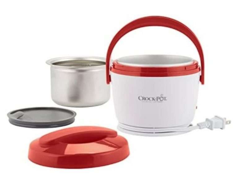 Crock Pot Φορητό Στρογγυλό θερμαινόμενο δοχείο φαγητού 1L Parathiro