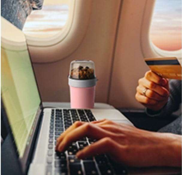 ταξιδιωτική κούπα με 2 χωρίσματα