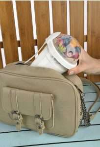 2 κουπες ταξιδιού για φρουτοσαλάτες