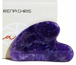 gua sha από αμέθυστο