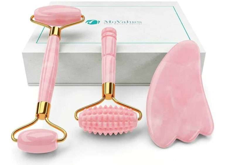 gua sha ροζ χαλαζία Parathiro