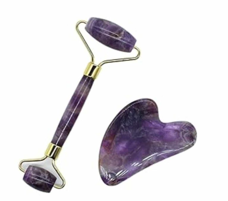 Σετ gua sha από αμέθυστο Parathiro