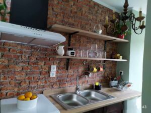 ταπετσαρία τοίχου τούβλο